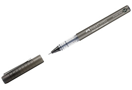 Ручка роллер Faber-Castell 348602 "Free Ink Needle" черная, 0,5мм, одноразовая