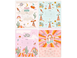 Тетрадь 12л. круп. клетка  Т5ск12 11695 "Мир в розовом"