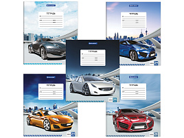 Тетрадь 24л. клетка Brauberg 403005 DRIVE CAR, обложка картон