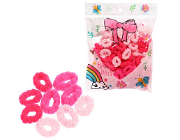 Набор резинок д/вол. 545-0258 Миндаль розовый 100шт