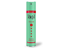 Лак д/волос Taft 225мл  М №5 Мегафикс. Обьем (Shw)2785/5741
