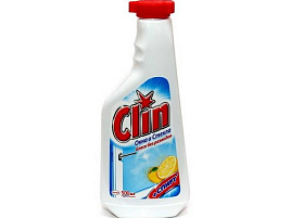 Средство для стекол Клин 500мл.Курок 2в1 Лимон