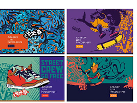 Альбом для рисования 20л. BG АР4ск20 10986 "Экстремальный", эконом