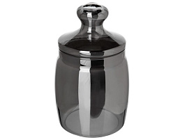 Банка для сыпучих стекло 940мл 97560/06/6430 Сияющий графит в/уп