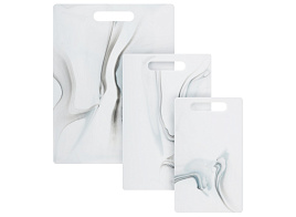 Набор досок разделочных пластик 3шт 852-153