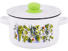 Кастрюля эмаль 2,9л 1с16с/1 Appetite Je taime