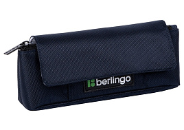 Пенал мягкий Berlingo BR-PM-080504 1 отделение, 215*90*45 мм, "Dark blue focus", полиэстер, внутренний органайзер, магнит