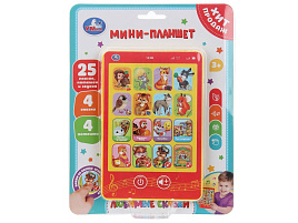 Планшет HT1117-R42 мини-планшет 25 сказок, потешек и звуков на блист.