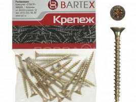 Саморез универсальный 3*40 цинк 50шт Bartex 0374