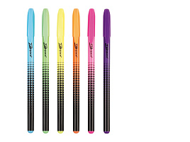 Набор гел. ручек 6цв. ArtSpace GP6_96910 "Abstraction" 1,0мм, неоновые, ПВХ чехол