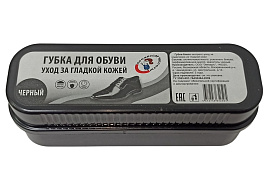Губка  для обуви Профессор Чистоты черн.силикон.д.глад.кожи 2505