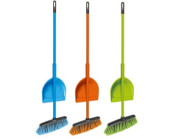 Щетка для пола Ленивка + совок Тандем 082160