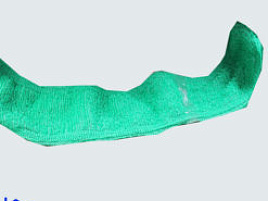 Мочалка  для тела Длинная с ручками Мохнатая однотонная