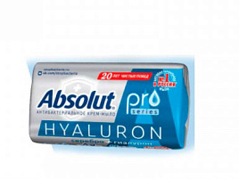 Мыло Абсолют 90гр Про серебро+гиалурон(Самара)