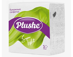 Салфетки 70л.Plushe Light Super Белая