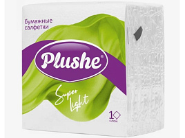 Салфетки 70л.Plushe Light Super Белая