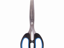 Ножницы 19см. Brauberg 236448 "Classic+", черно-синие, классической формы, резиновые вставки