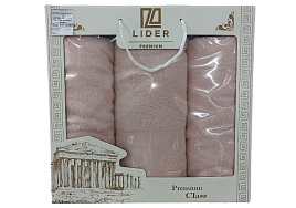 8м Полотенце в кор. 3в1 (70*14050*90-2шт) Женское выбивка махра