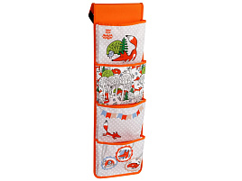 Органайзер настенный Мульти-Пульти OV_55447 "Лисенок", 21*68см, в шкафчик для детского сада