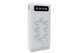 Аккумулятор внешний MORE CHOICE PB42S-20 20000mAh White