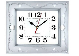 Часы настенные Atlantis 24*20 0051 серебро