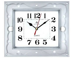 Часы настенные Atlantis 24*20 0051 серебро