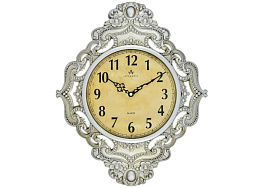 Часы настенные Atlantis 46*31 TLD-35194 серебро