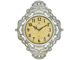 Часы настенные Atlantis 46*31 TLD-35194 серебро