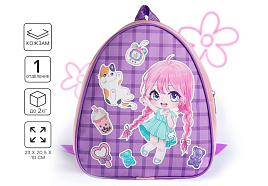 Рюкзак детский 9896350 Девочка аниме