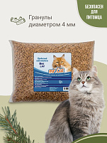 Наполнитель для кошачего туалета Мистер Кет 5л древесный 8069