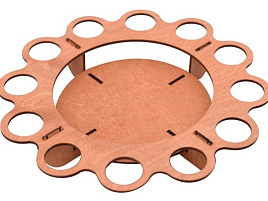 Блюдо для яиц Пасхальное МБ18-250 24см