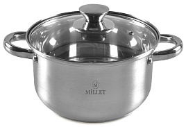Кастрюля нержавейка 2,3л ML-2018 Millet First prise индукция