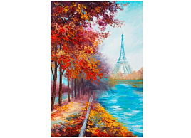 Алмазная мозаика 17*22 НД-0774 Вдоль реки Сена