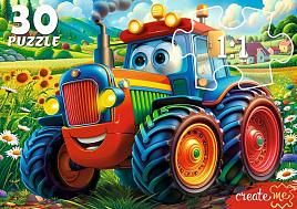 Пазл 30эл. Веселый трактор ПУ30-3177