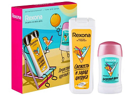 Набор женский Rexona Цитрус.Фреш(дез.50+гель д/д)