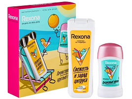 Набор женский Rexona Цитрус.Фреш(дез.50+гель д/д)