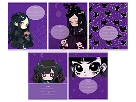 Тетрадь 12л. клетка  Т5ск12 57309 "Магические куклы"