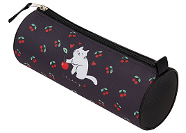 Пенал мягкий Forst Sch_PC67647 "Kitty with a cherry", 210*80 тубус, полиэстер