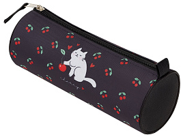 Пенал мягкий Forst Sch_PC67647 "Kitty with a cherry", 210*80 тубус, полиэстер