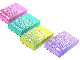 Ластик Berlingo BLc_00840 "Gradient" прямоугольный, пластиковый кейс, Eco-Pvc, 45*32*11мм