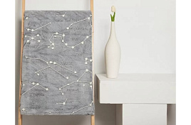 Плед-покрывало 150*200 Silvano Жакард Созвездие серый 150/004/1032