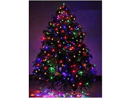 Электрогирлянда провод 160л колор