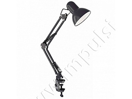 Лампа настольная офисная Ultraflash UF-312P(в пакете) С02 черный 0159