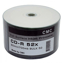 CD-R диск CMC 80 52x Балка Full Ink Print балка (50)
