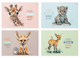 Альбом для рисования 08л. BG АР4ск8 10918 "Animals"