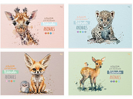 Альбом для рисования 08л. BG АР4ск8 10918 "Animals"