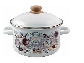 Кастрюля эмаль 4л 1RD201M Roses