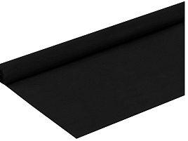 Цветная бумага крепированная ТРИ СОВЫ CR_43993 черная, 50*250см, 32г/м2, в рулоне, пакет с европодвесом