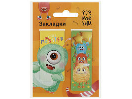 Закладки магнит. д/книг MS_51197 НАБОР-2шт., MESHU "Monsters", 10*80мм