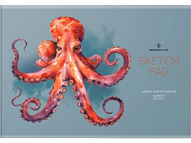 Альбом для рисования 24л. Greenwich Line PS24s-59515 "Octopus", 120г/м2